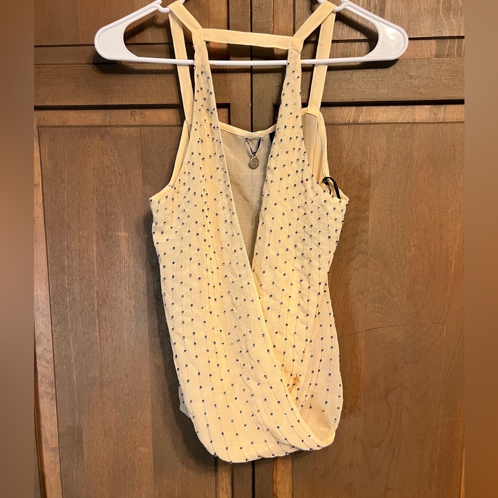 Women’s BKE Boutique tank top with beaded detail - Size XS